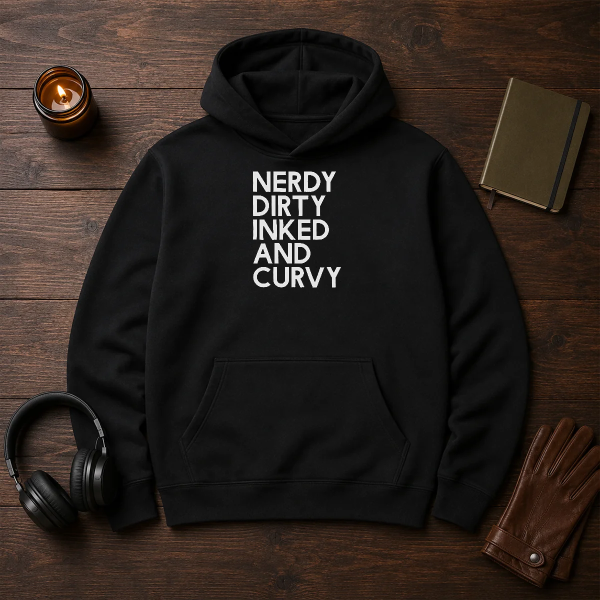 Good Nerdy Dirty Inked And Curvy T-Shirt - Image 5