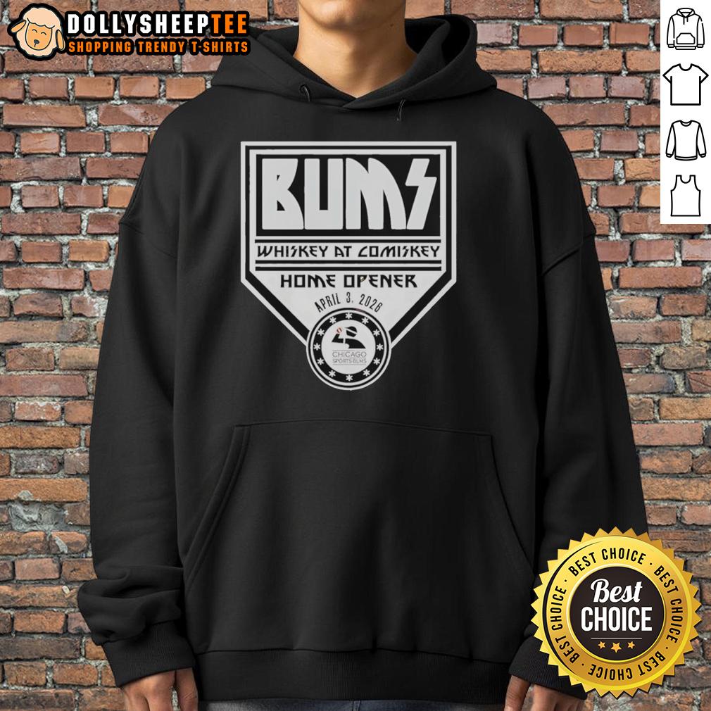 Official Whiskey At Comiskey Tailgate Bums 2026 T-Shirt - Image 2