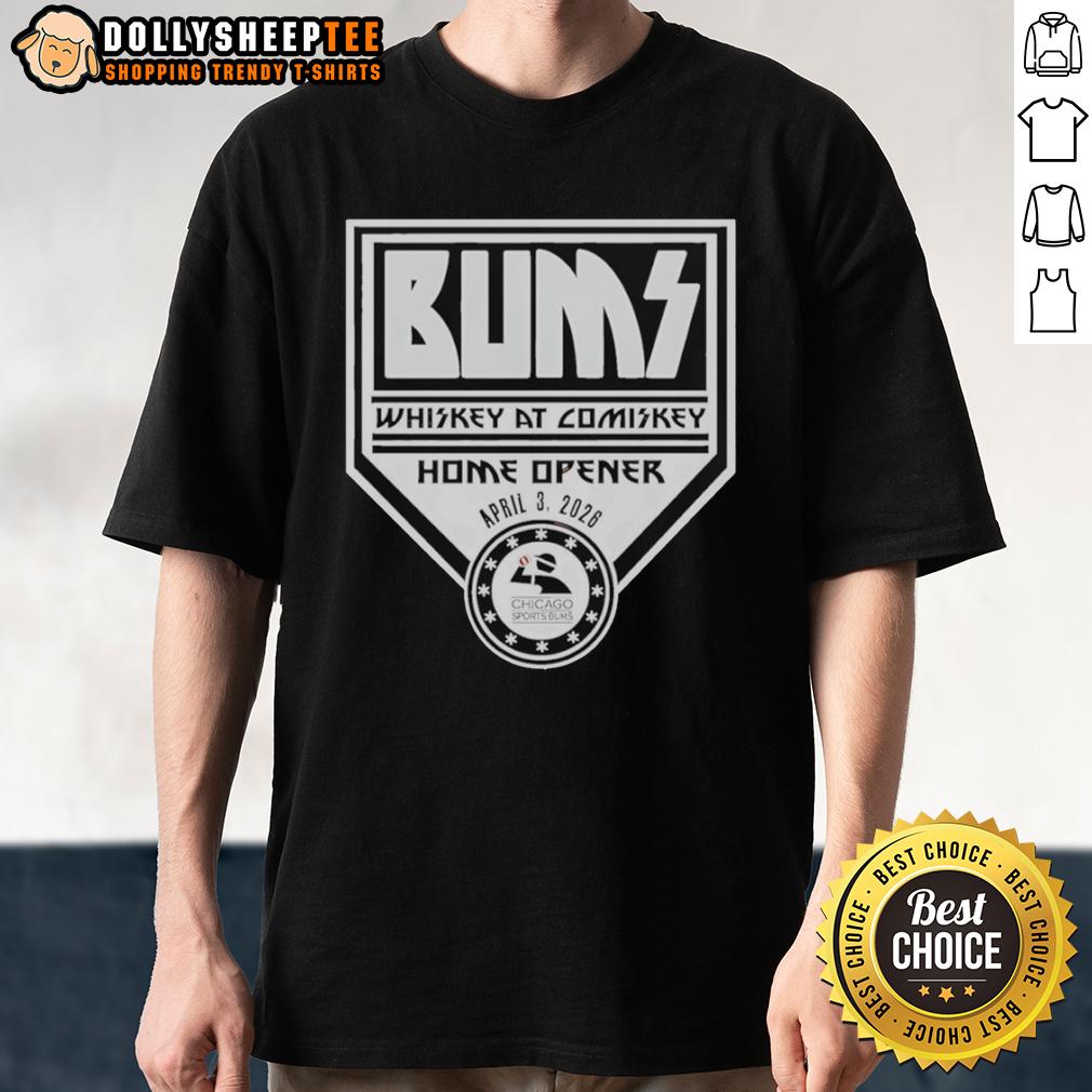 Official Whiskey At Comiskey Tailgate Bums 2026 T-Shirt