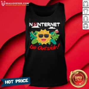 Alternative view of Lovely No Internet Go Outside Shirt