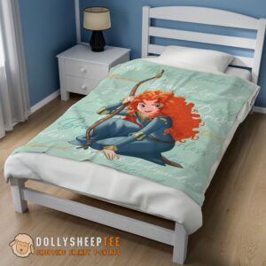Alternative view of Good Premium Disney Brave Merida Princess Blanket Fleece