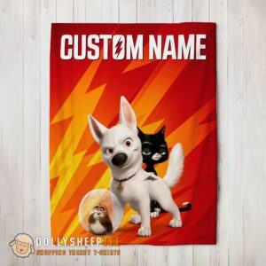 Perfect Disney Bolt And Friends Blanket Fleece Customized Blanket