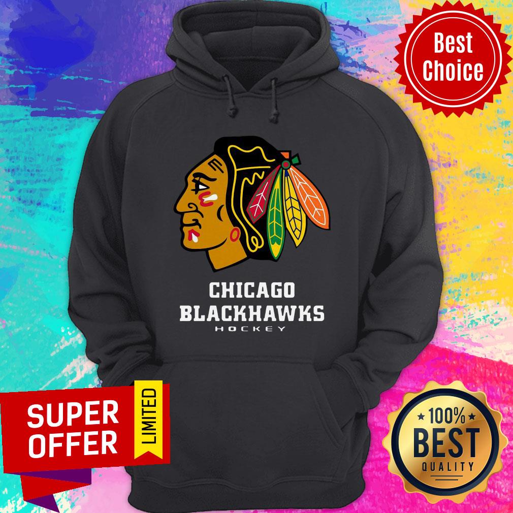 Nice Chicago Blackhawks Hockey Red Indian Shirt - Image 2