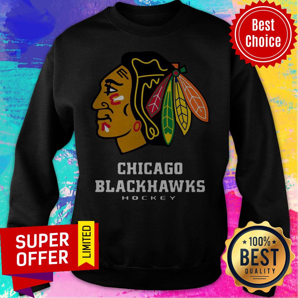 Nice Chicago Blackhawks Hockey Red Indian Shirt - Image 5
