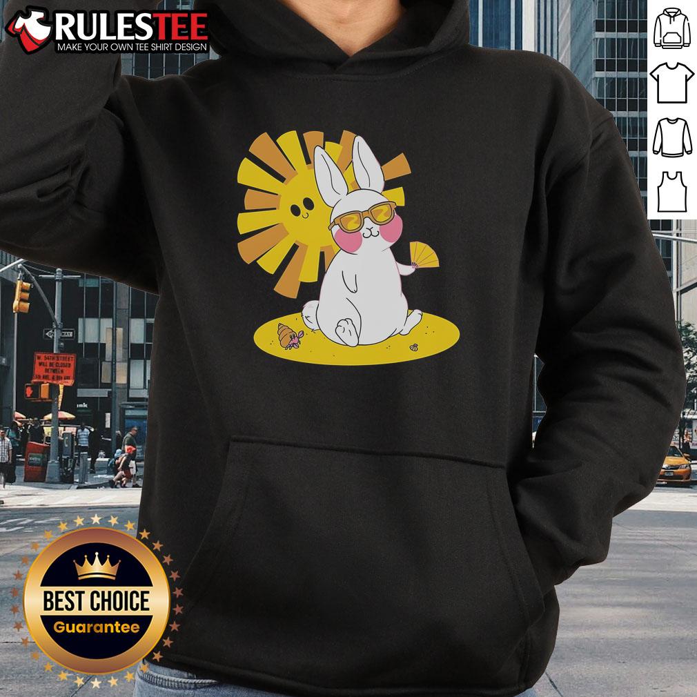 Awesome Beach Bun Bunny T-Shirt - Image 2