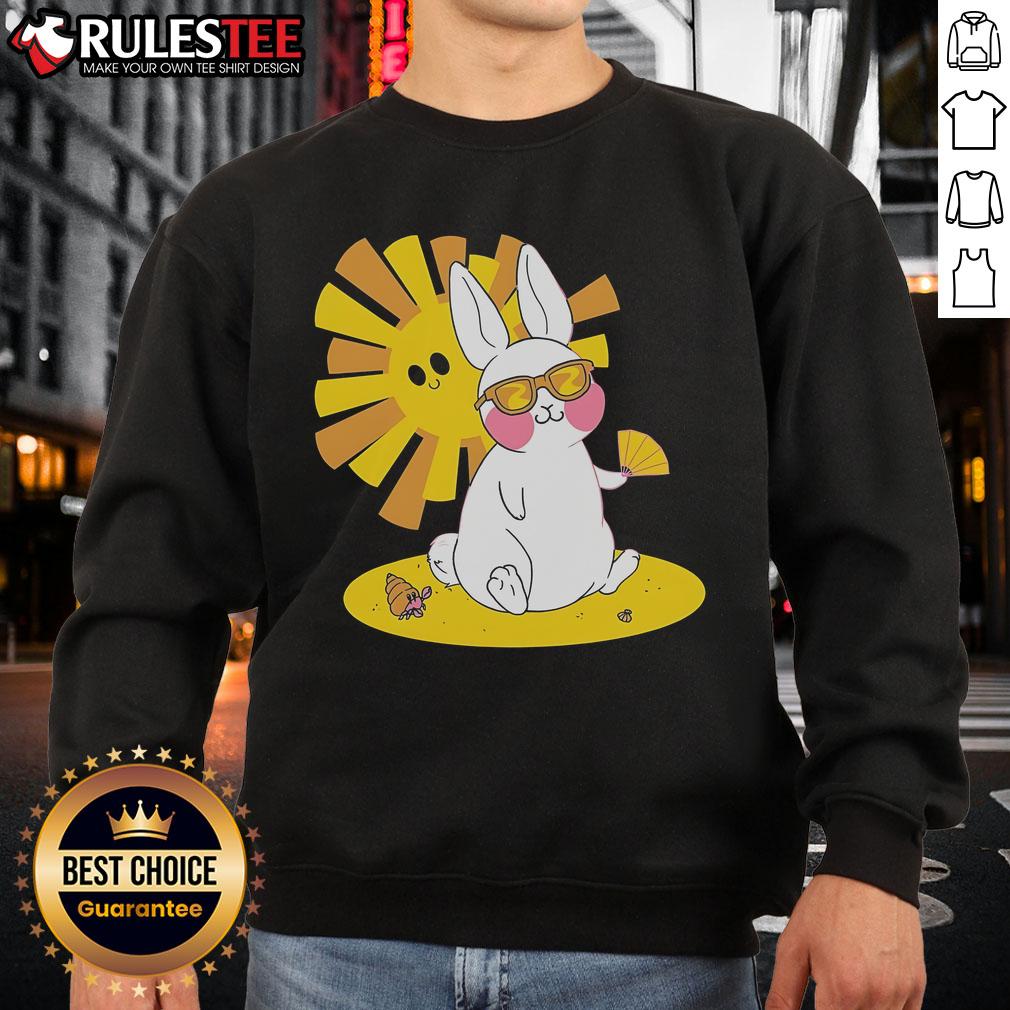 Awesome Beach Bun Bunny T-Shirt - Image 5