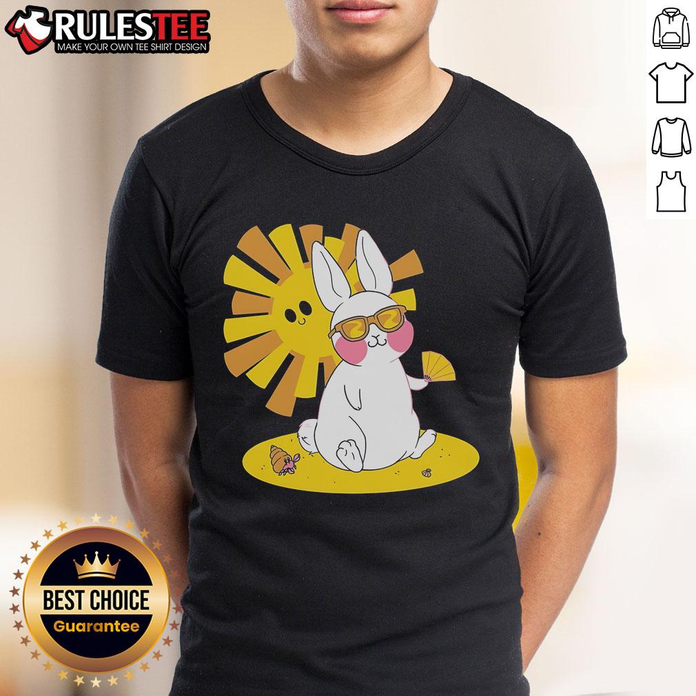 Awesome Beach Bun Bunny T-Shirt