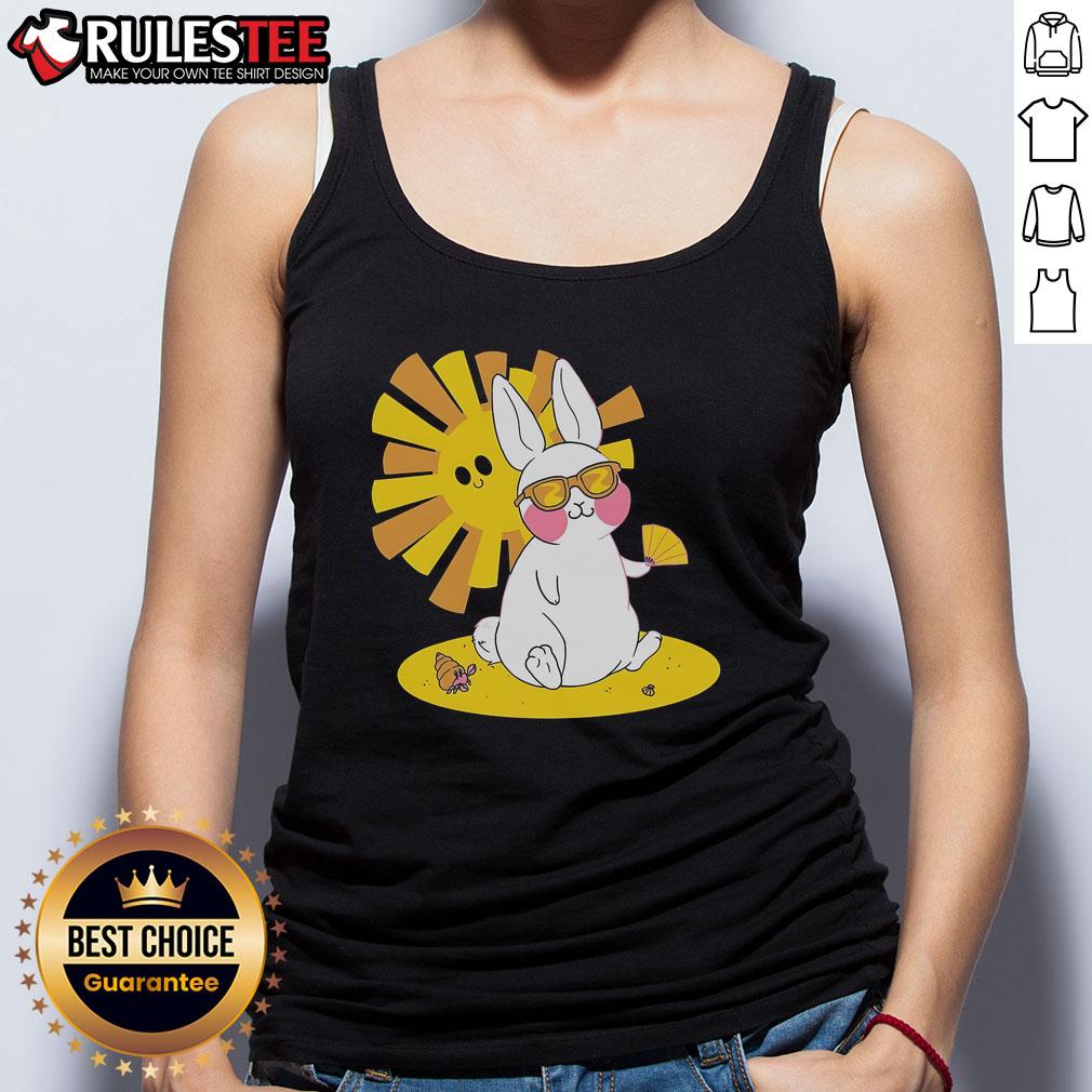 Awesome Beach Bun Bunny T-Shirt - Image 4