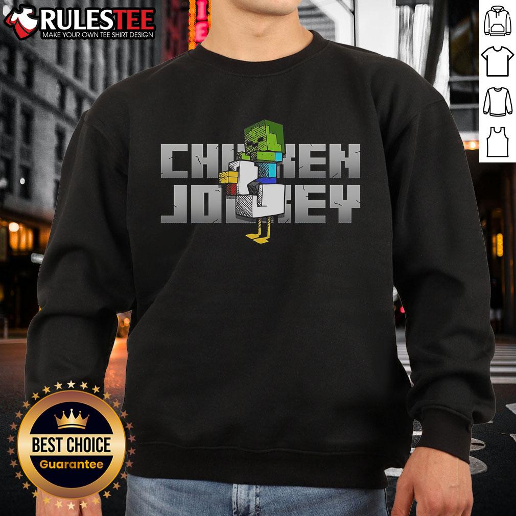 Awesome Chicken Jockey Minecraft Chicken Zombie T-Shirt - Image 5
