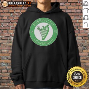 Alternative view of Good Hibernian FC Edinburgh Scotland 1875 Logo T-Shirt