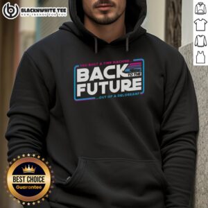 Alternative view of Premium Back To The Future You Built A Time Machine Out Of A Delorean T-Shirt