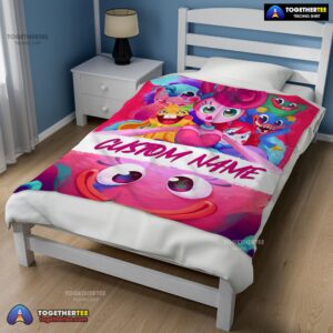 Alternative view of Official Poppy Playtime Mommy Long Legs And Friends Blanket Fleece Customized Blanket