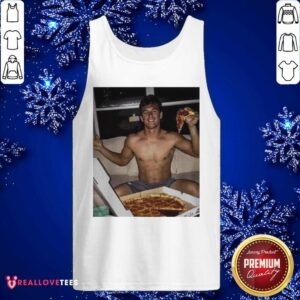 Good Tyler Cameron Pizza Love Light Blue Shirt