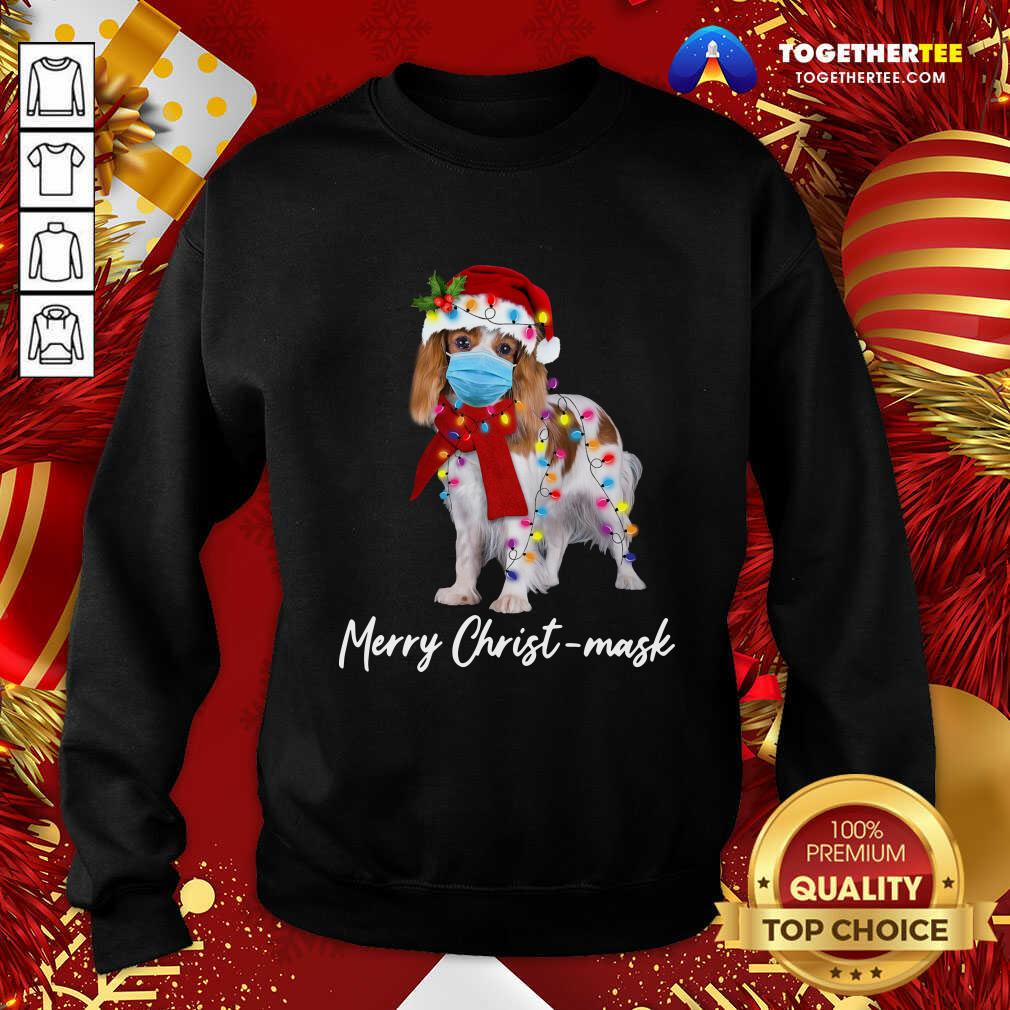 Perfect Merry Christ Mask Merry Christmas Light Shirt - Image 4