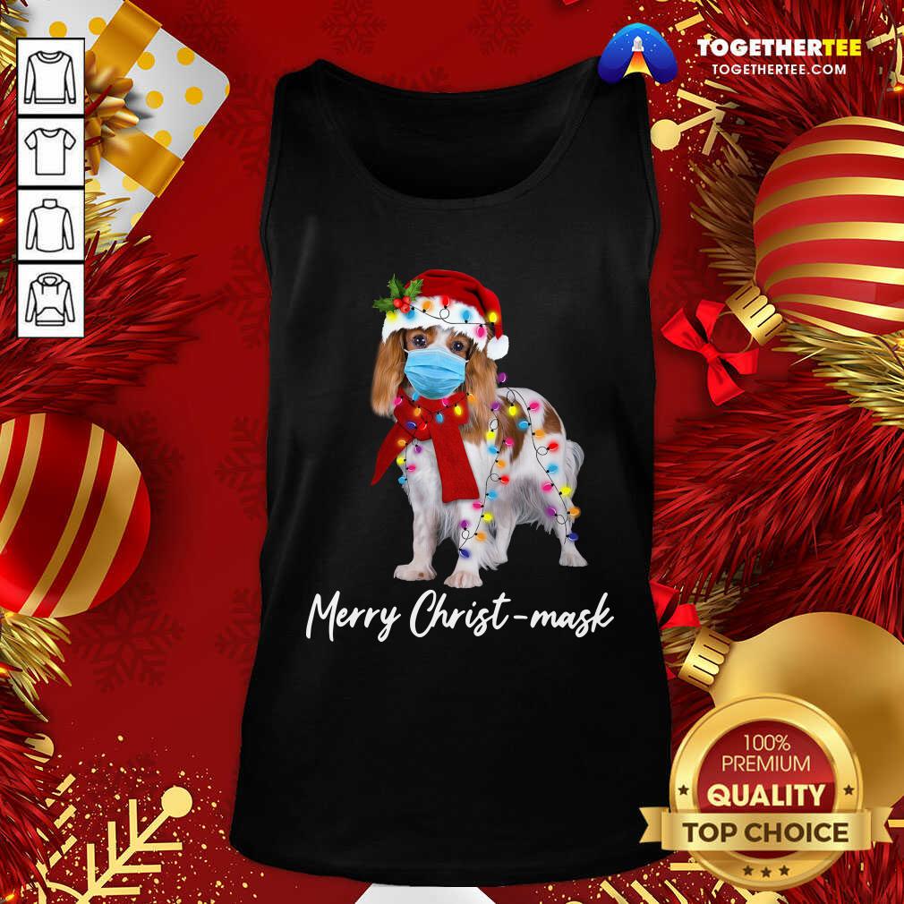 Perfect Merry Christ Mask Merry Christmas Light Shirt - Image 3