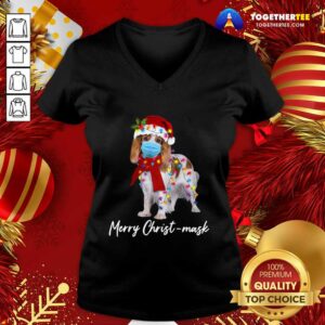 Alternative view of Perfect Merry Christ Mask Merry Christmas Light Shirt