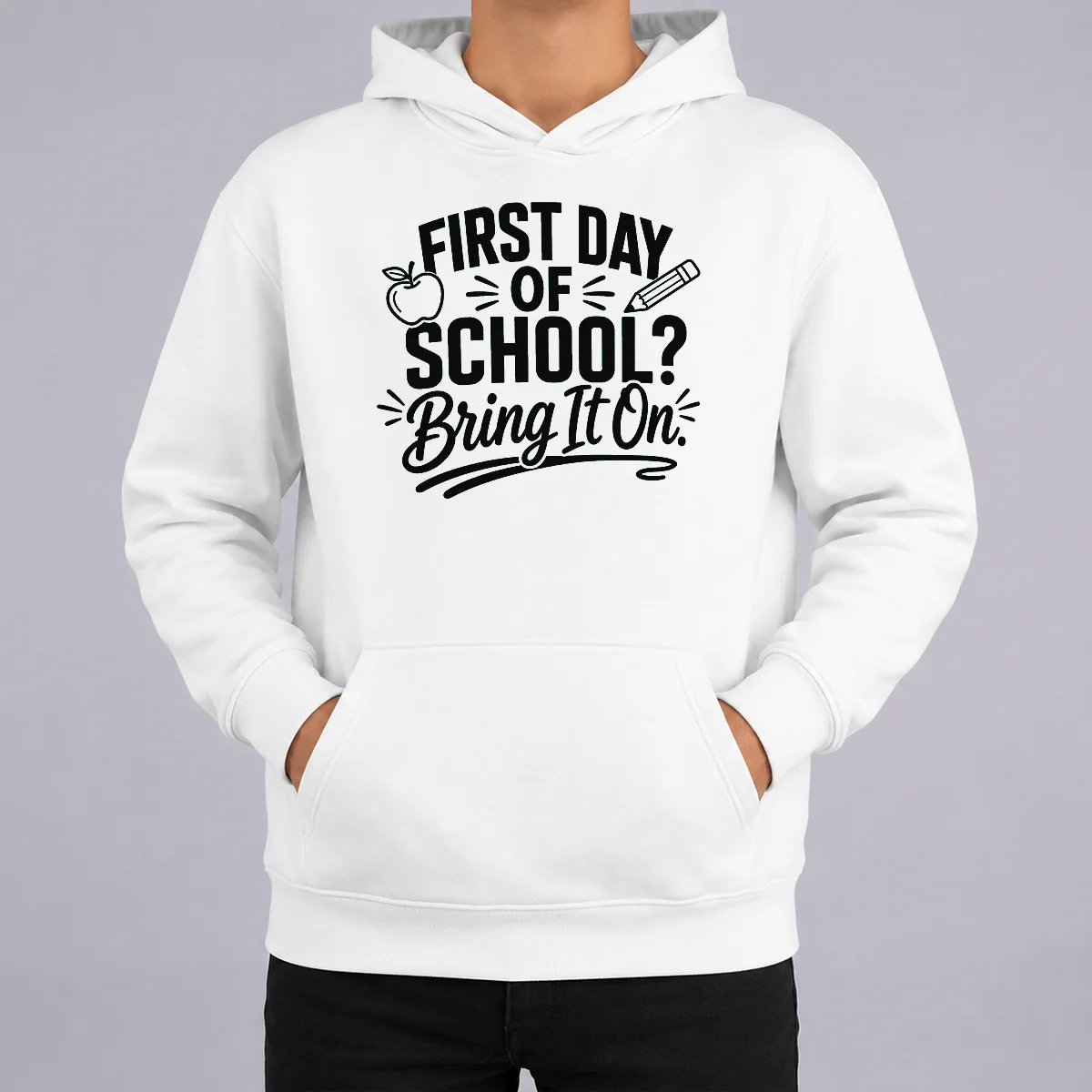 Funny First Day Of School Teacher Humor Line Art Shirt - Image 5