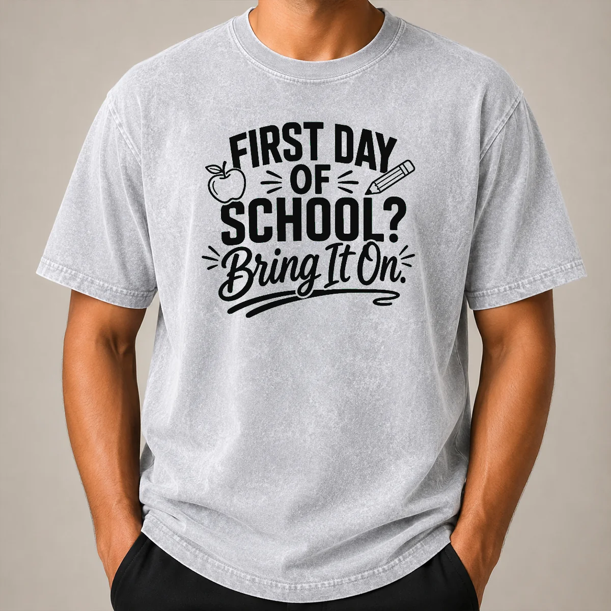Funny First Day Of School Teacher Humor Line Art Shirt - Image 8