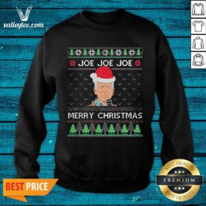 Alternative view of Premium Joe Biden Joe Joe Joe Ugly Christmas Shirt