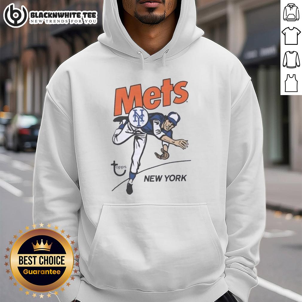 Nice Topps New York Mets Raglan T-Shirt - Image 2