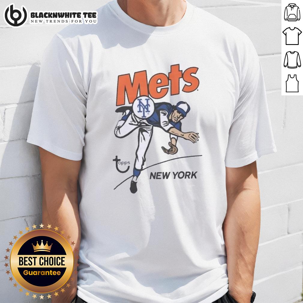 Nice Topps New York Mets Raglan T-Shirt