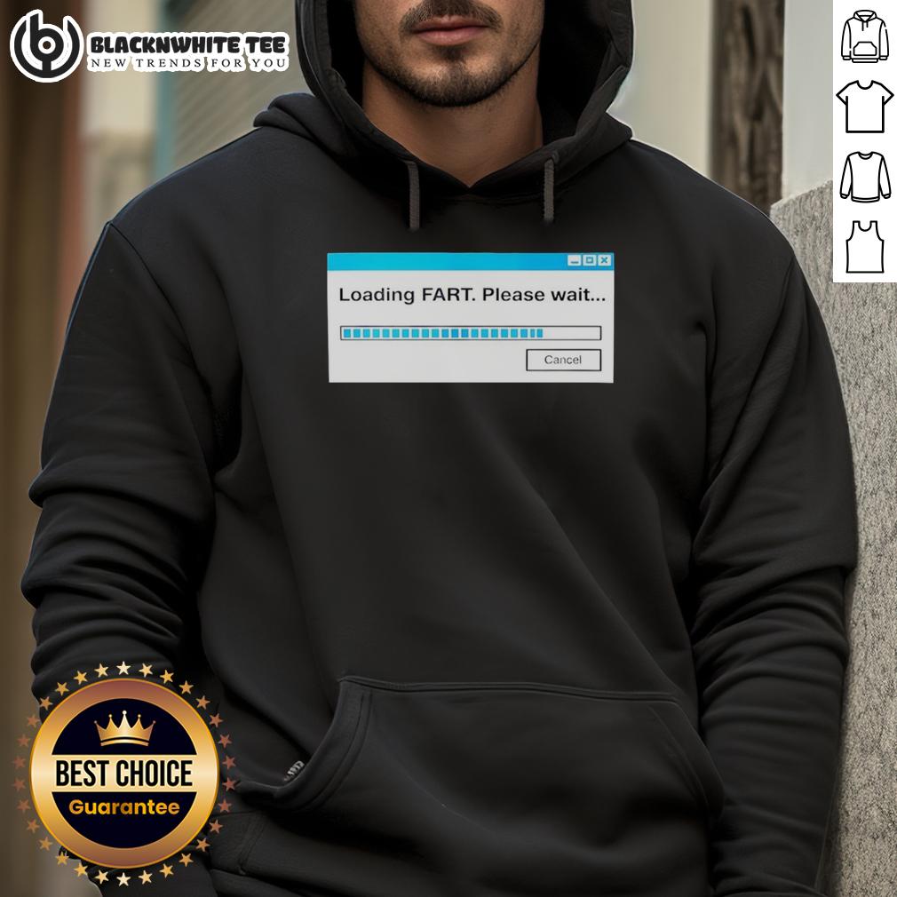 Official Loading Fart Please Wait T-Shirt - Image 2