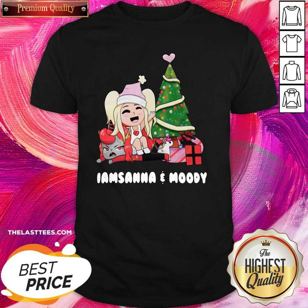 Happy Sanna Iamsanna E Moody Christmas Shirt