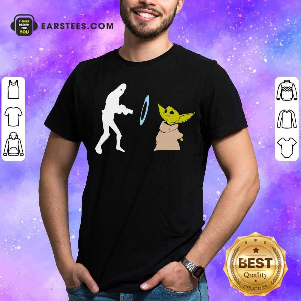 Hot Baby Yoda Grogu Stunned Shirt
