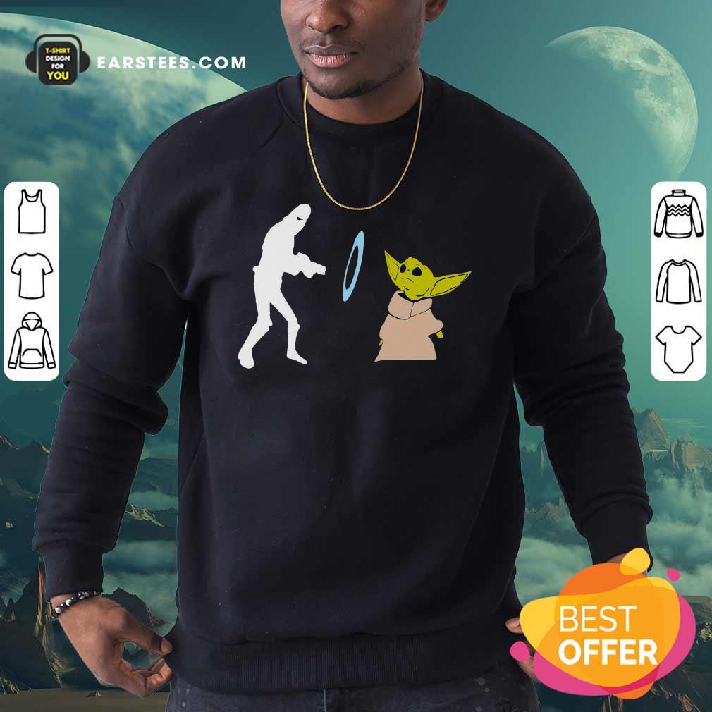 Hot Baby Yoda Grogu Stunned Shirt - Image 4