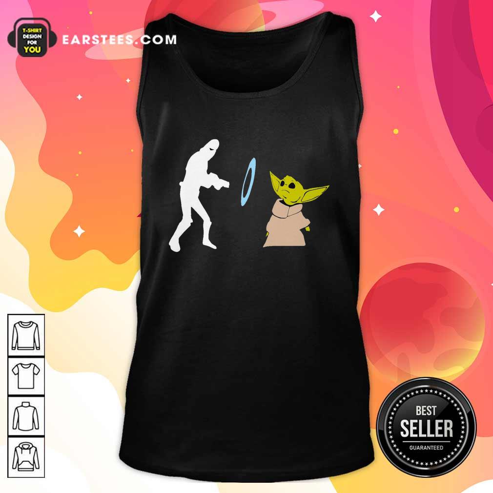 Hot Baby Yoda Grogu Stunned Shirt - Image 5