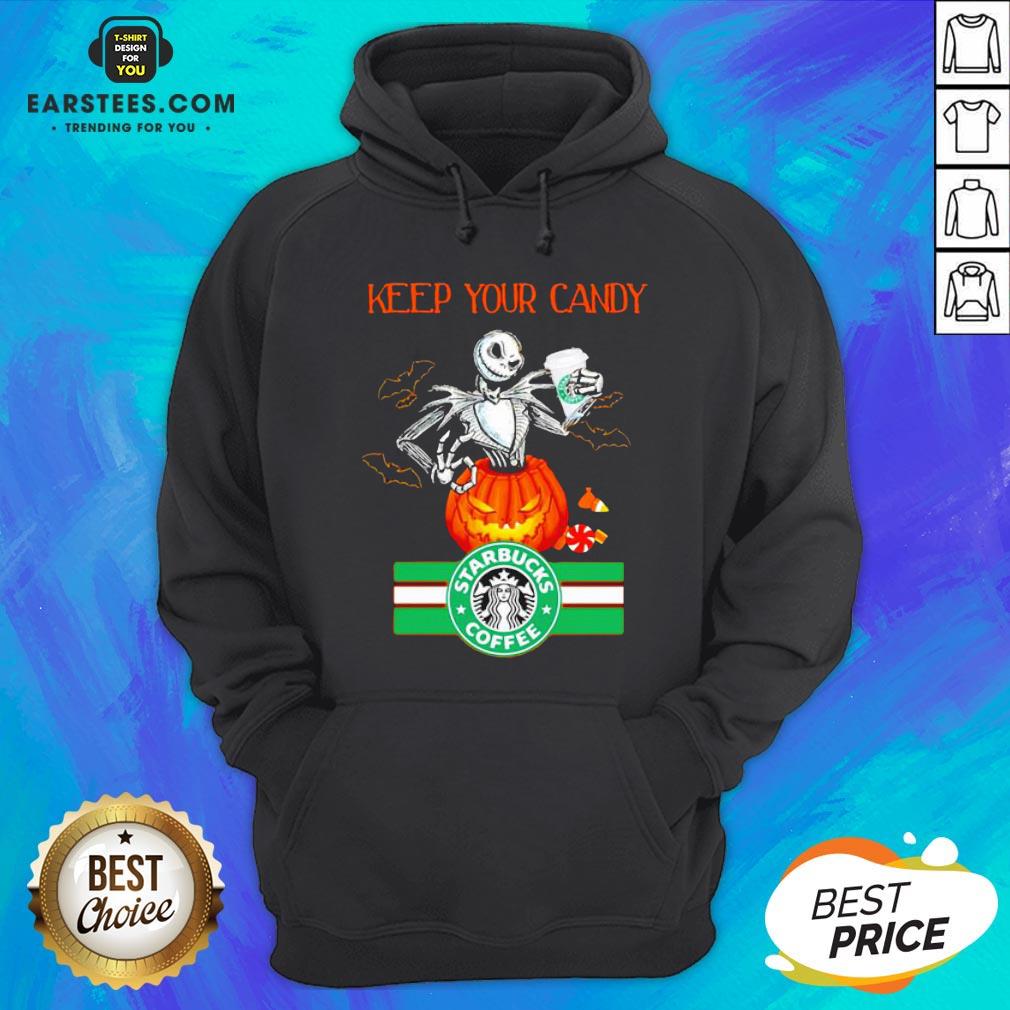 Jack Skellington Keep Your Candy I’ll Have Starbuck Coffee Shirt - Image 3