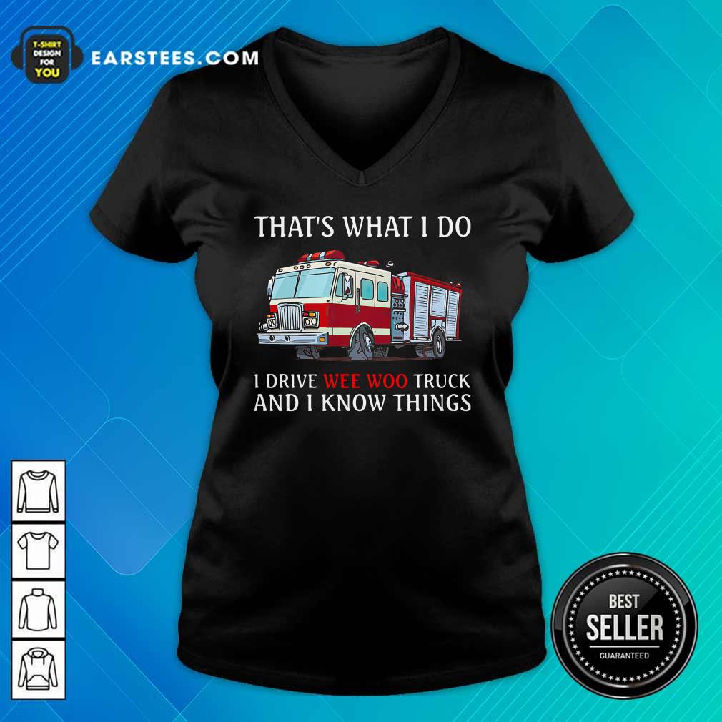 Official The Wee Woo Truck Is Calling And I Must Go Shirt - Image 3