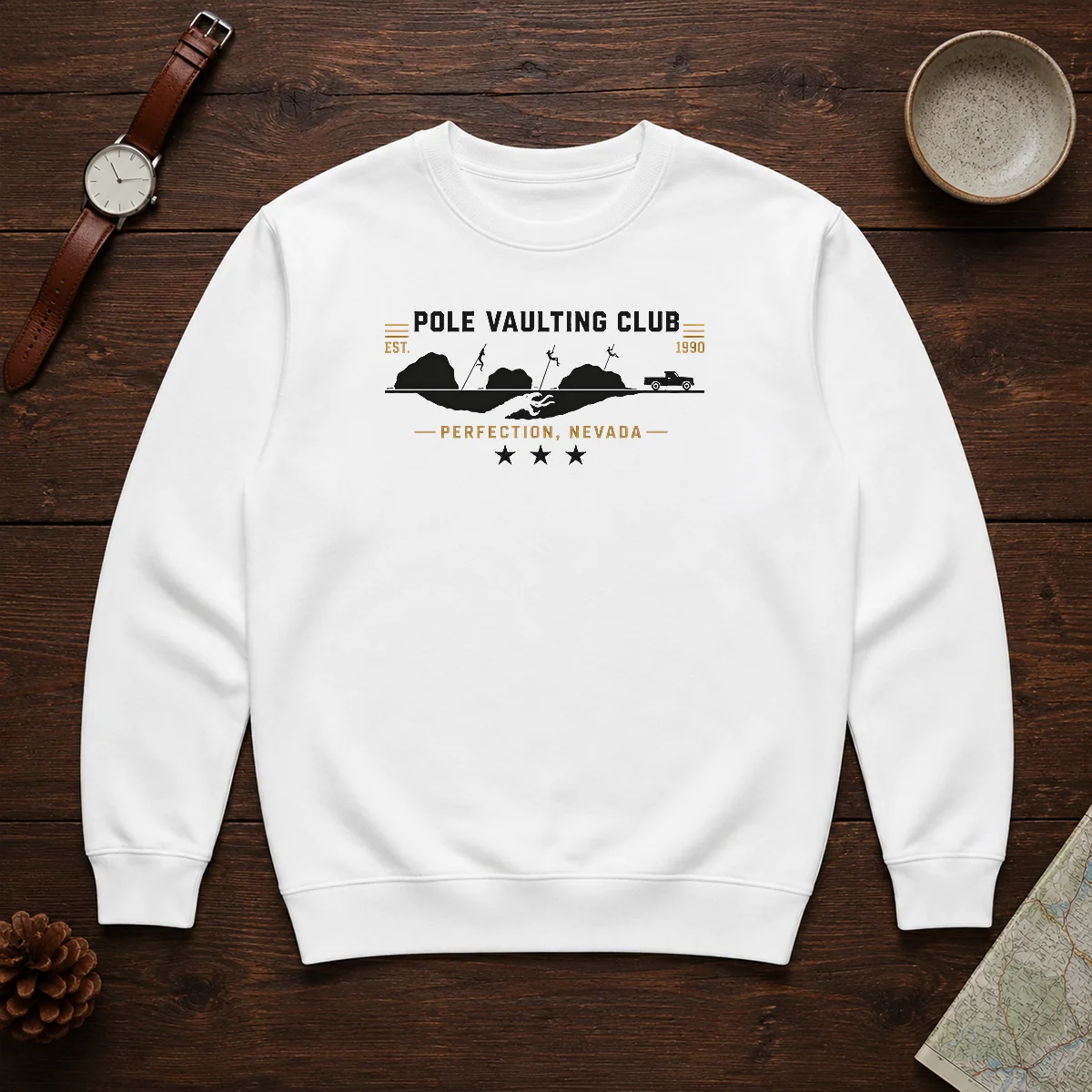 Hot Poler Vaulting Club Perfection Nevada Geek Shirt - Image 7