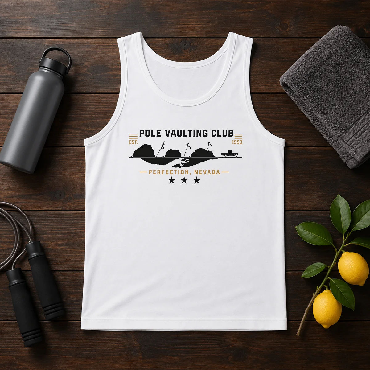 Hot Poler Vaulting Club Perfection Nevada Geek Shirt - Image 3