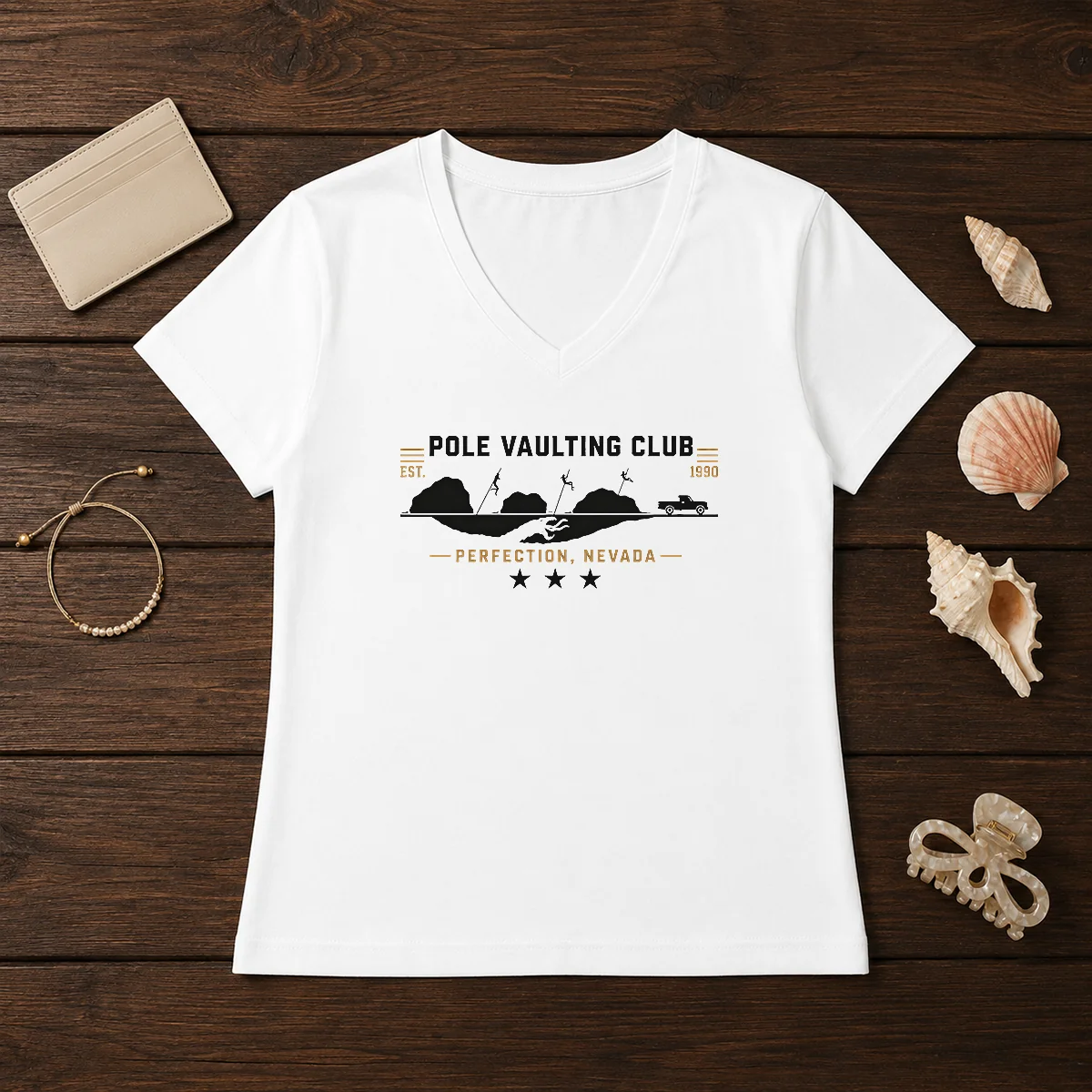 Hot Poler Vaulting Club Perfection Nevada Geek Shirt - Image 2