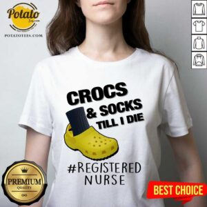Alternative view of Crocs And Socks Till I Die Shirt