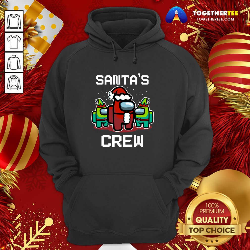 Cute Santa’s Crew Among Us Christmas Shirt - Image 5