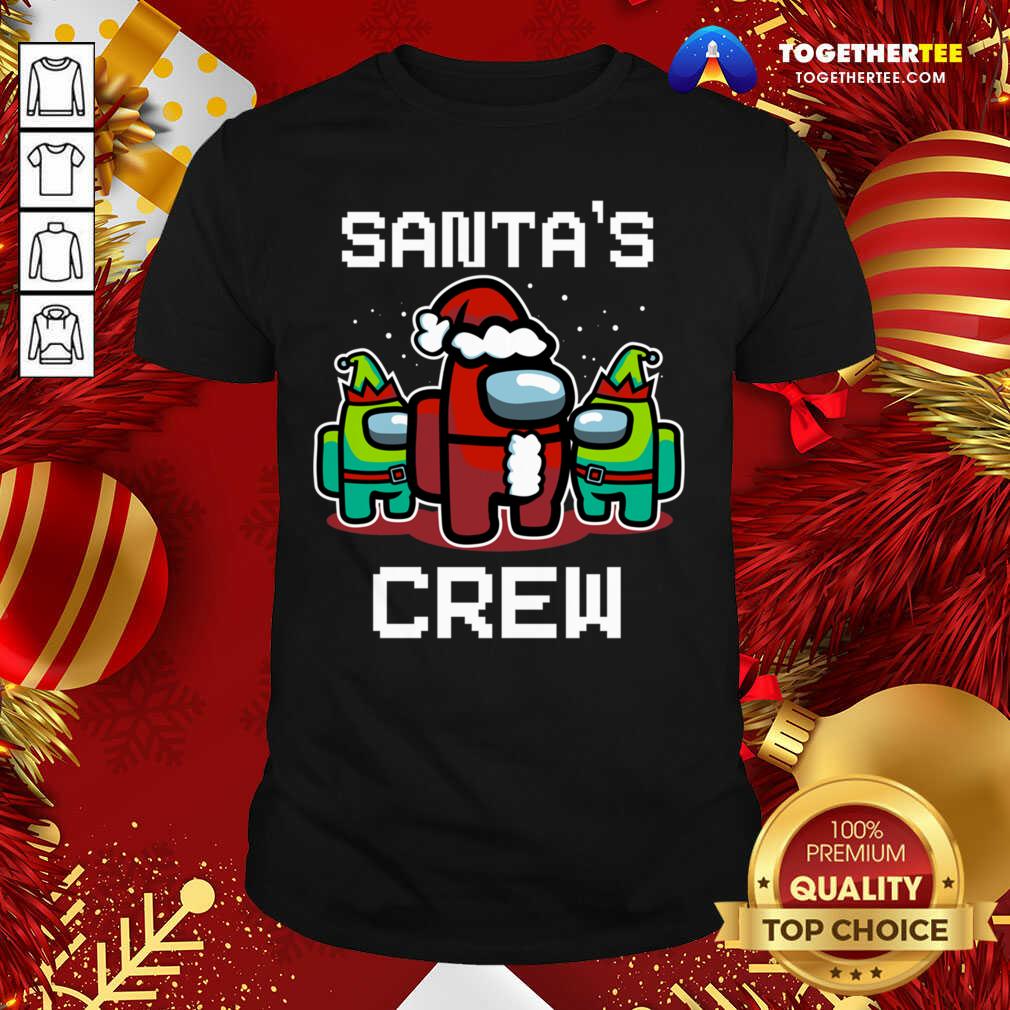 Cute Santa’s Crew Among Us Christmas Shirt