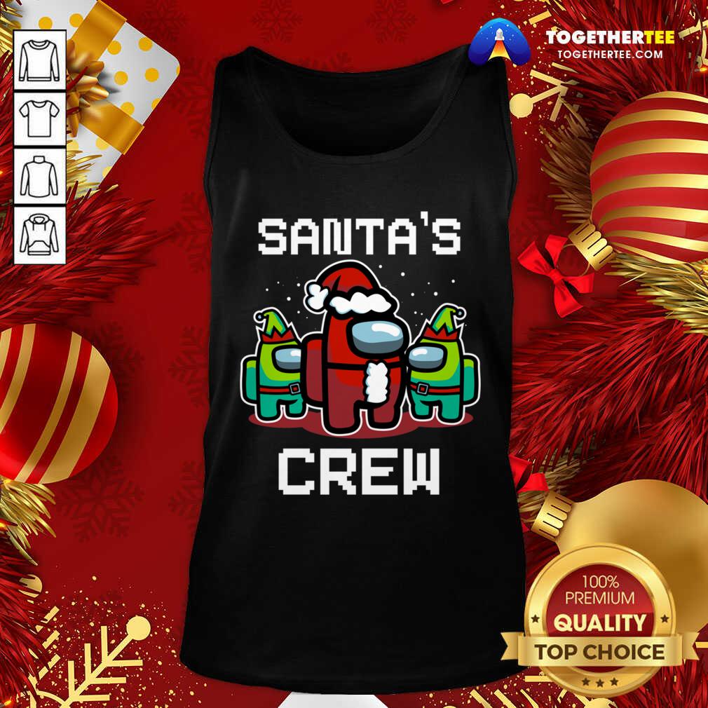 Cute Santa’s Crew Among Us Christmas Shirt - Image 3