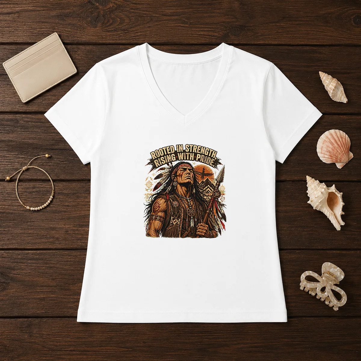 Nice Indigenous Peoples Day Pride Warrior Streetwear Shirt - Image 2