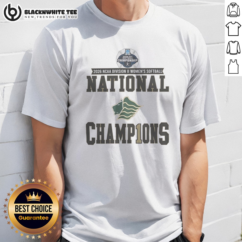 Awesome 2026 NCAA Division II Softball National Champions University Of West Georgia Shirt