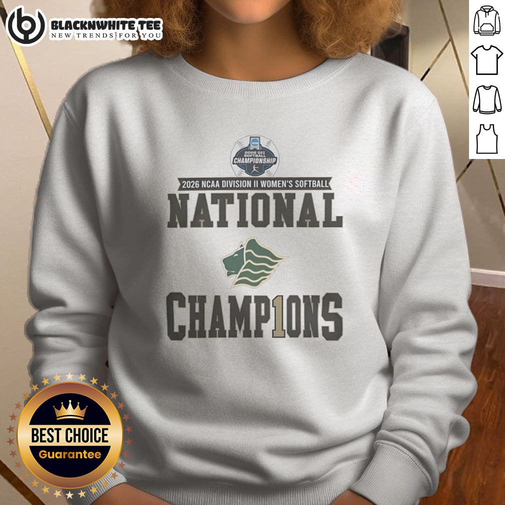 Awesome 2026 NCAA Division II Softball National Champions University Of West Georgia Shirt - Image 4