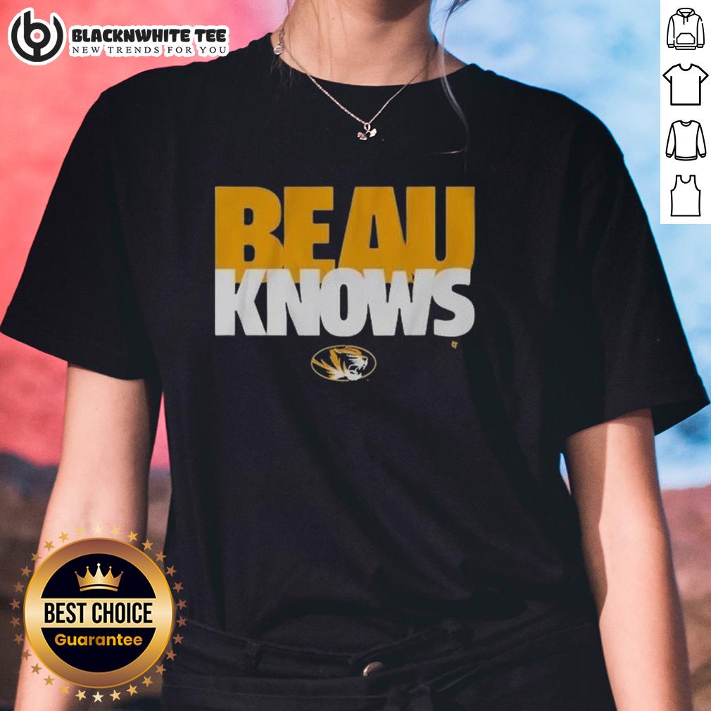 Good Missouri Football Beau Pribula Knows T-Shirt - Image 3