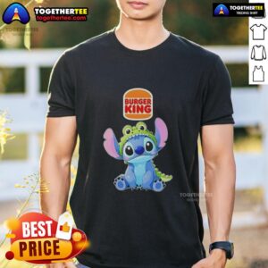 Nice Stitch Cosplay Crocodile X Burger King T-Shirt