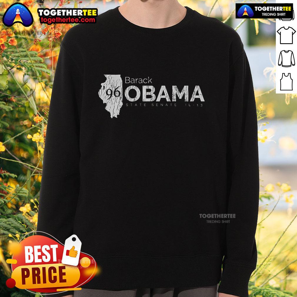 Top Barack Obama For Illinois Senate 13th District T-Shirt - Image 5