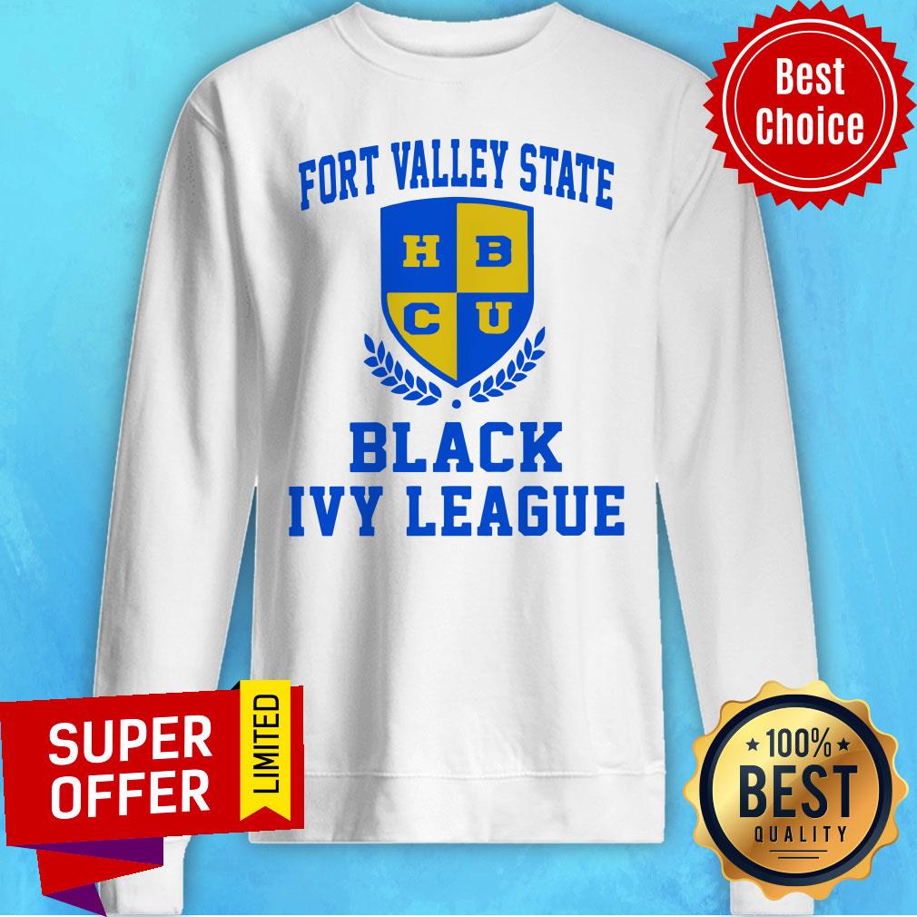 Funny Fort Valley State HBCU Black Ivy League Shirt - Image 2