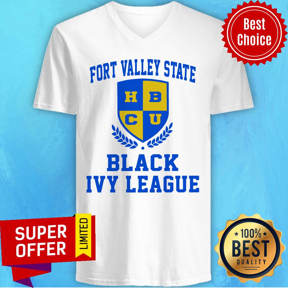 Funny Fort Valley State HBCU Black Ivy League Shirt - Image 4