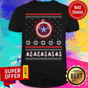 Funny Captain America Ugly Christmas Shirt