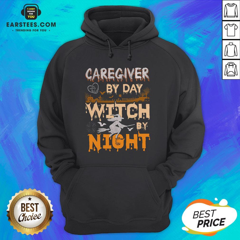 Premium Caregiver By Day Witch By Night Shirt - Image 3