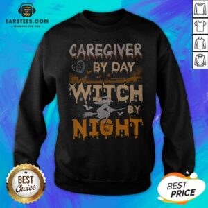Alternative view of Premium Caregiver By Day Witch By Night Shirt